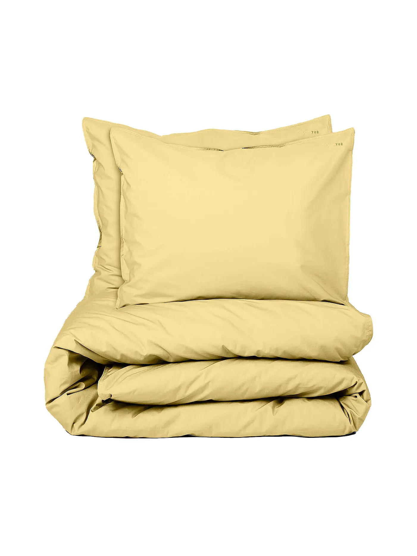 SUITE702 | Perkal Bettwäsche 70x90cm/140x200cm Butter Yellow | 